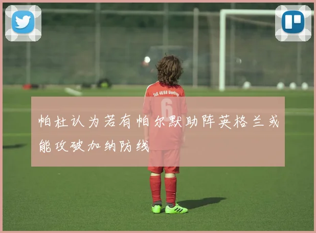 帕杜认为若有帕尔默助阵英格兰或能攻破加纳防线